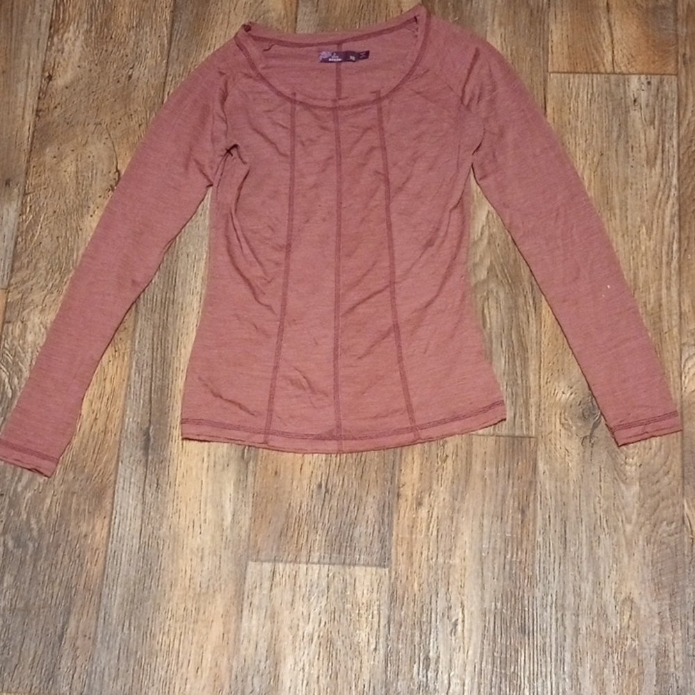Prana Women's Long Sleeve Top in Rosewood
